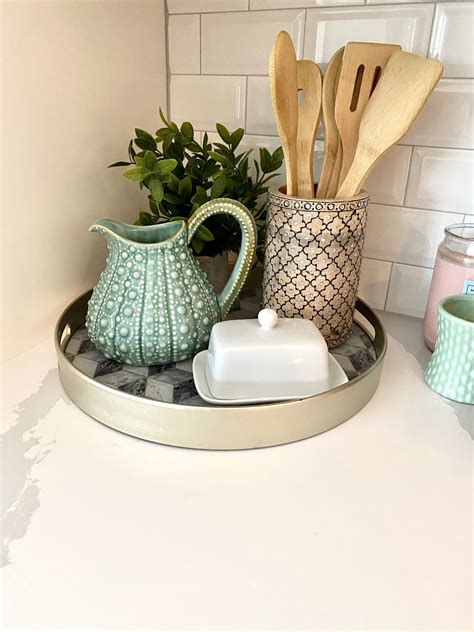 trays for kitchen countertop.